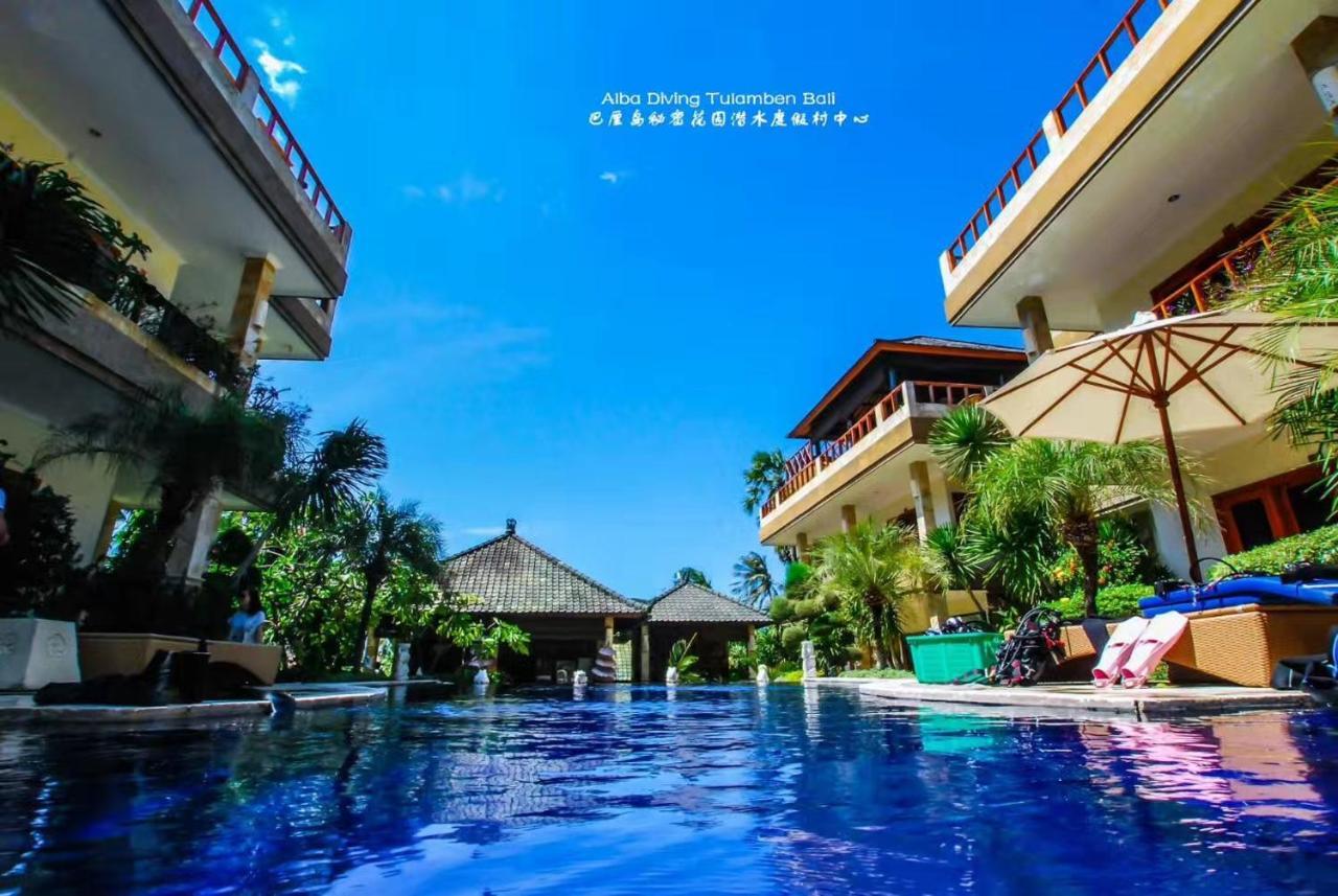 Villa Alba Bali Dive Resort Tulamben Exteriör bild